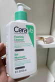 فوم شستشو صورت سراوی مدل Gel Moussant مناسب پوست نرمال تا چرب حجم ۲۳۶ میلی لیتر